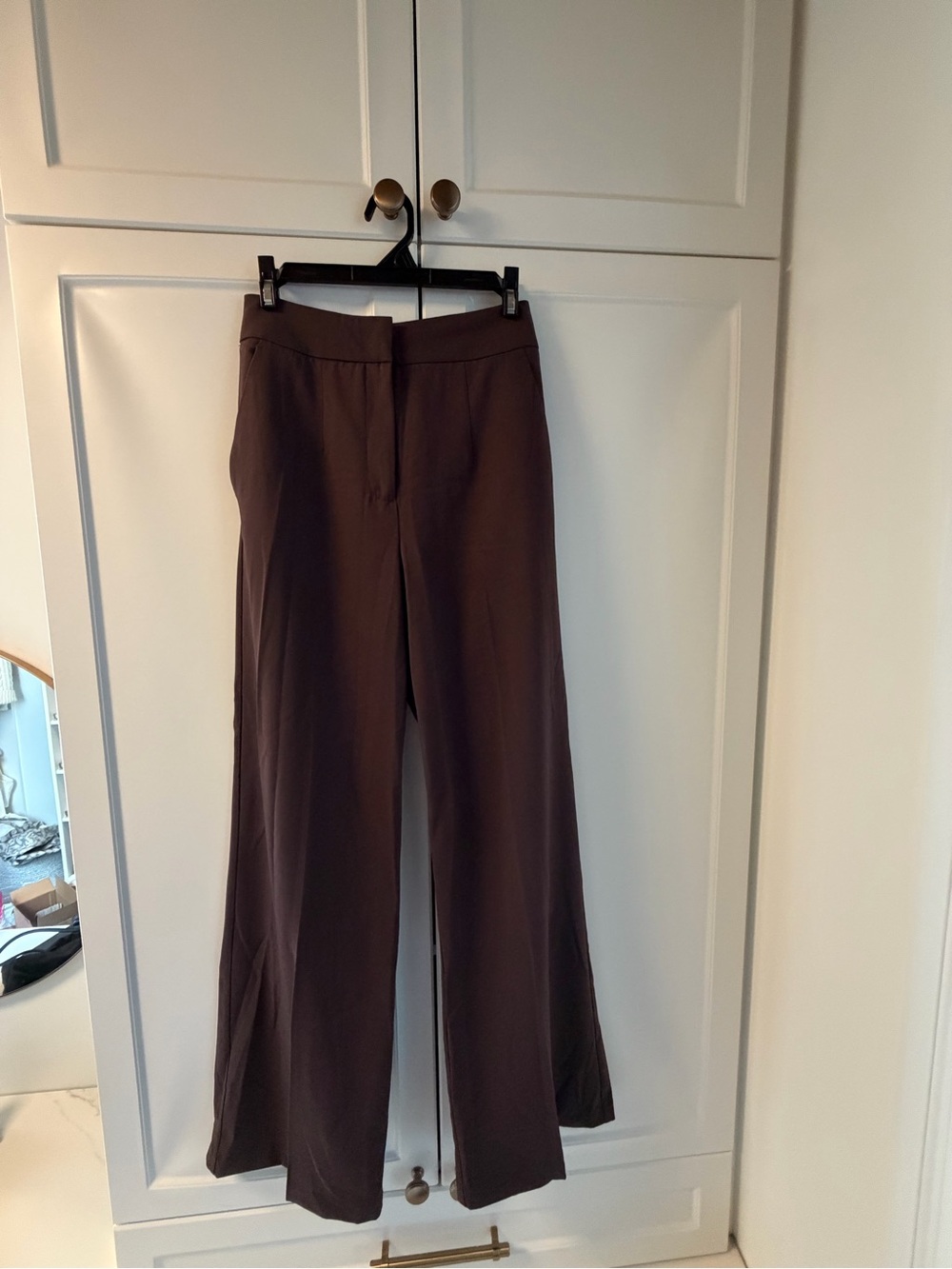 Dynamite Brown Wide-Leg Trousers